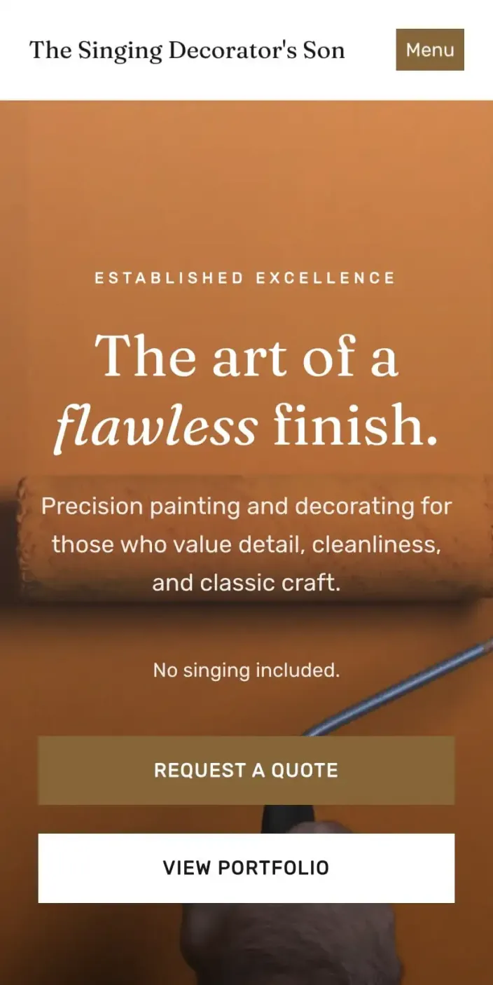 The Singing Decorator's Son screenshot