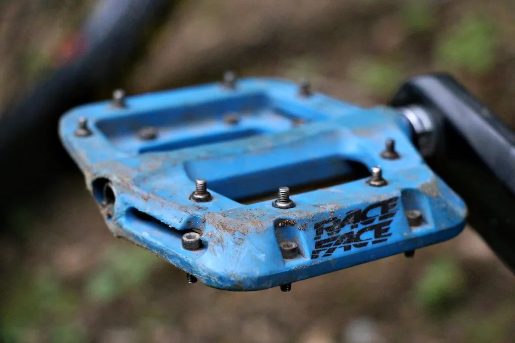 Blue Race Face Chester pedals - image from pinkbike